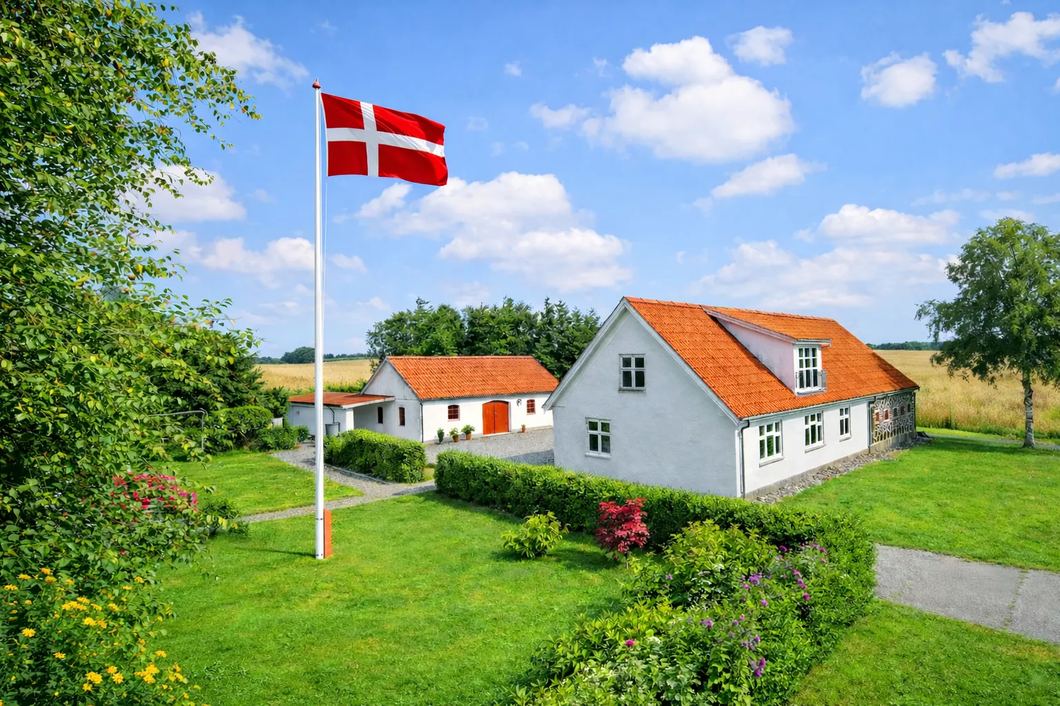 JulHuset.dk hero-billede – Sommermotiv