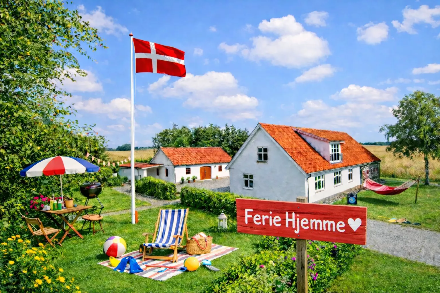 JulHuset.dk hero-billede – Sommerferie
