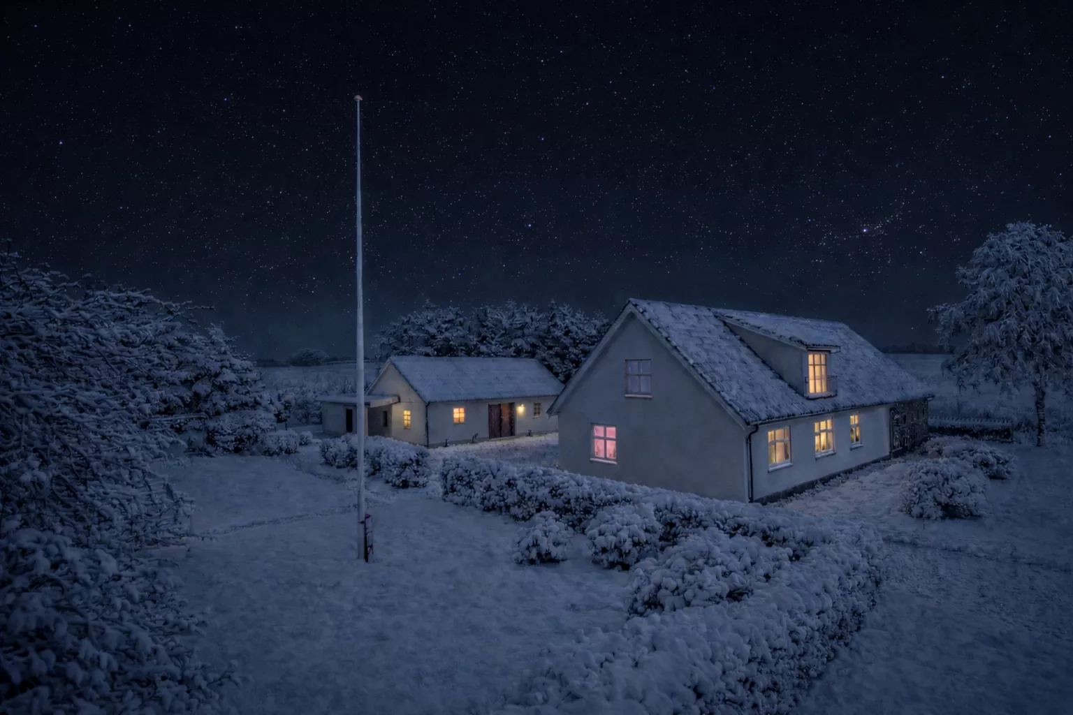 JulHuset.dk hero-billede – Vintermotiv